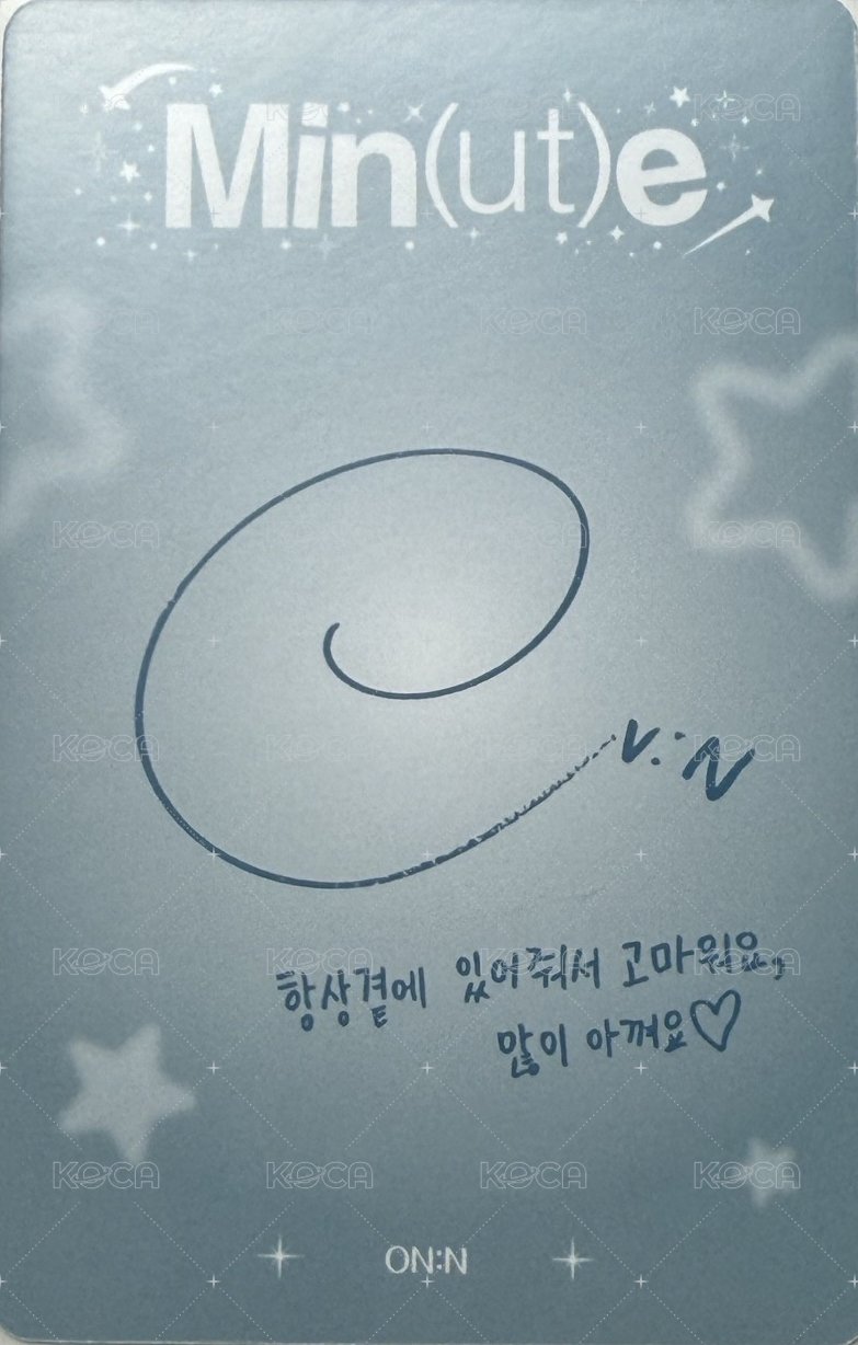 一期會員 會員禮卡  背面