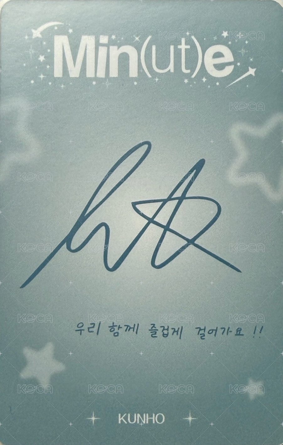 一期會員 會員禮卡  背面