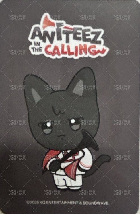 ANITEEZ IN THE CALLING 周邊卡 資料夾 CALLING PROFILE HOLDER 背面