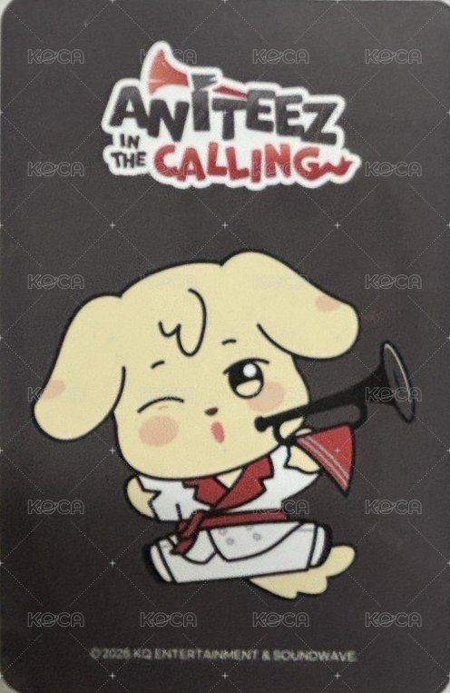 ANITEEZ IN THE CALLING 周邊卡 資料夾 CALLING PROFILE HOLDER 背面