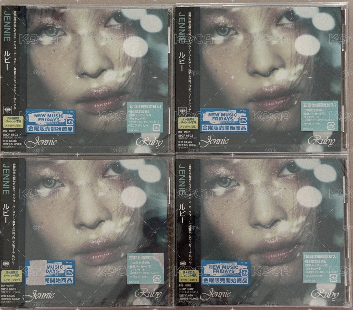 全新未拆jennie日專初回限定盤