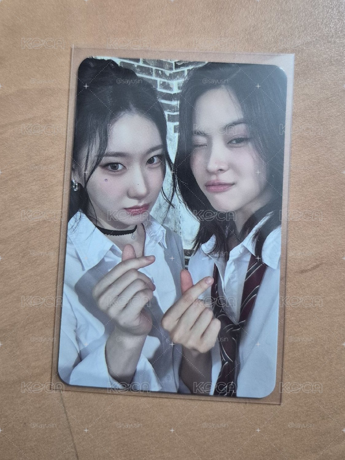 itzy 會員禮卡 領留