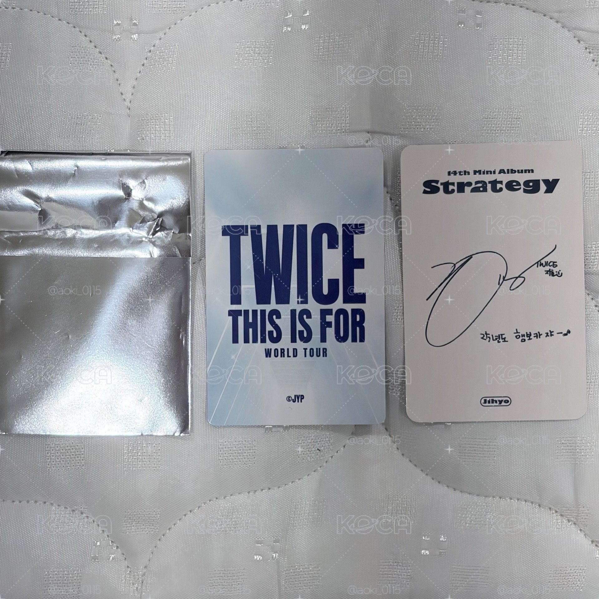 【TWICE】志效 滿額卡 專輯卡