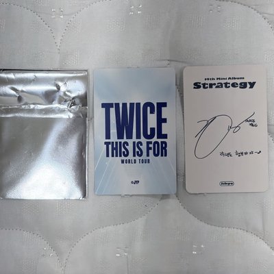 【TWICE】志效 滿額卡 專輯卡