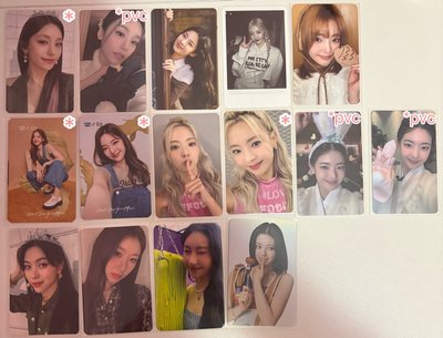 ITZY YEJI LIA RYUJIN CHAERYEONG YUNA 特典卡 簽售卡 幸運卡 年曆卡 代言卡 預售卡
