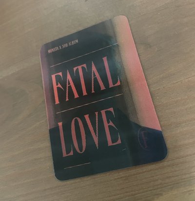 MONSTA X 柳基現 光柵變化卡