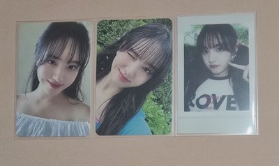 IVE 夏日寫真 固配LIZ一組三張（最左邊卡背有損）