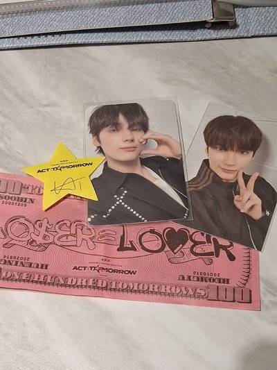 TXT 休寧凱 正四專輯卡 贈送台北場星星、紙鈔