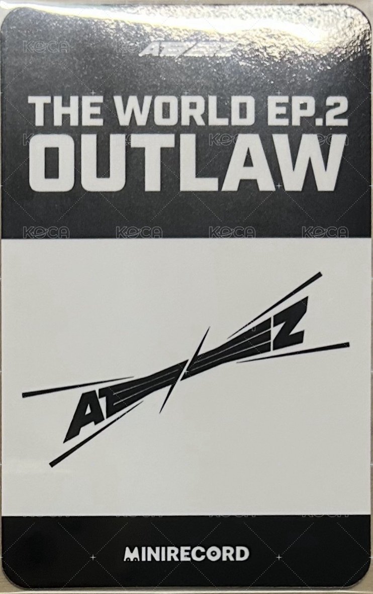 Outlaw MINIRECORD 4.0 抽選卡  背面