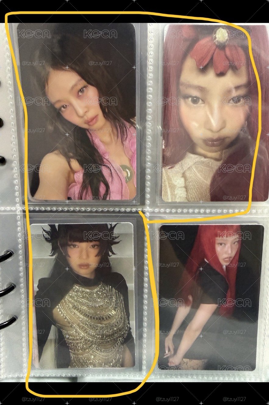 Jennie ruby專卡*2 + MS預售特典