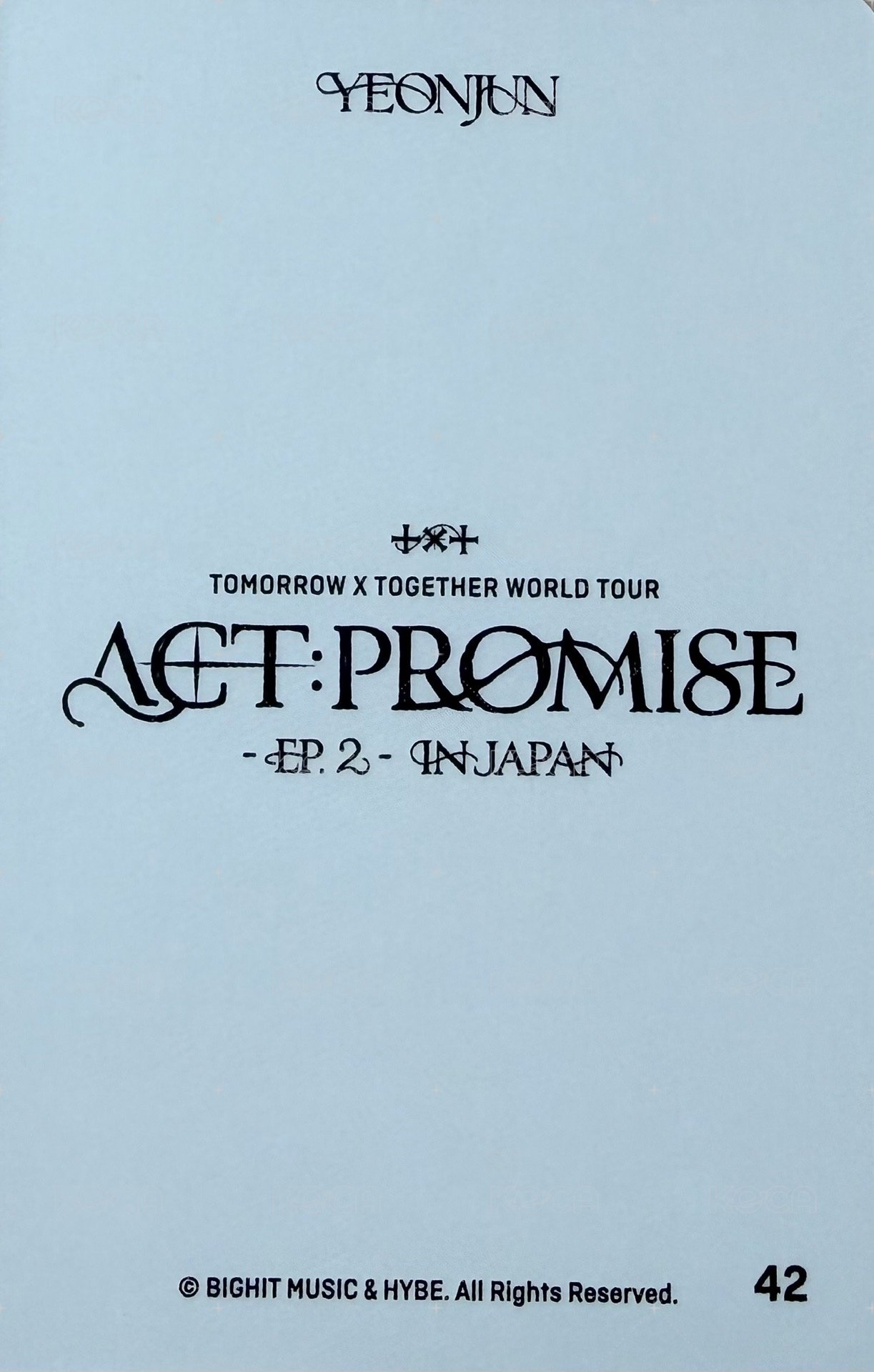 EP.2 日巡 隨機卡  背面