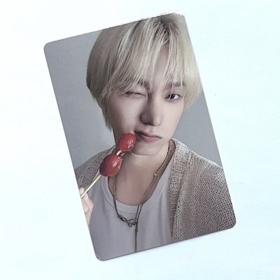 ⟡ 1 朴成淏 ⟡ No Genre 一直娛北京簽售中簽卡 中文卡背