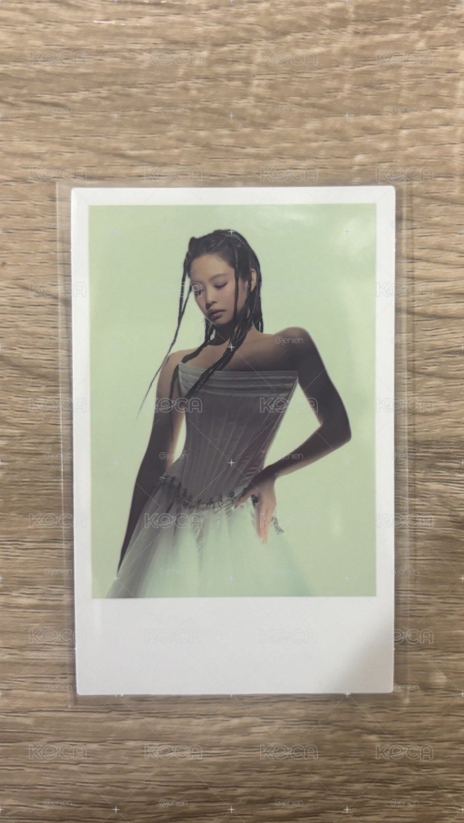 blackpink jennie weverse特典卡 拍立得