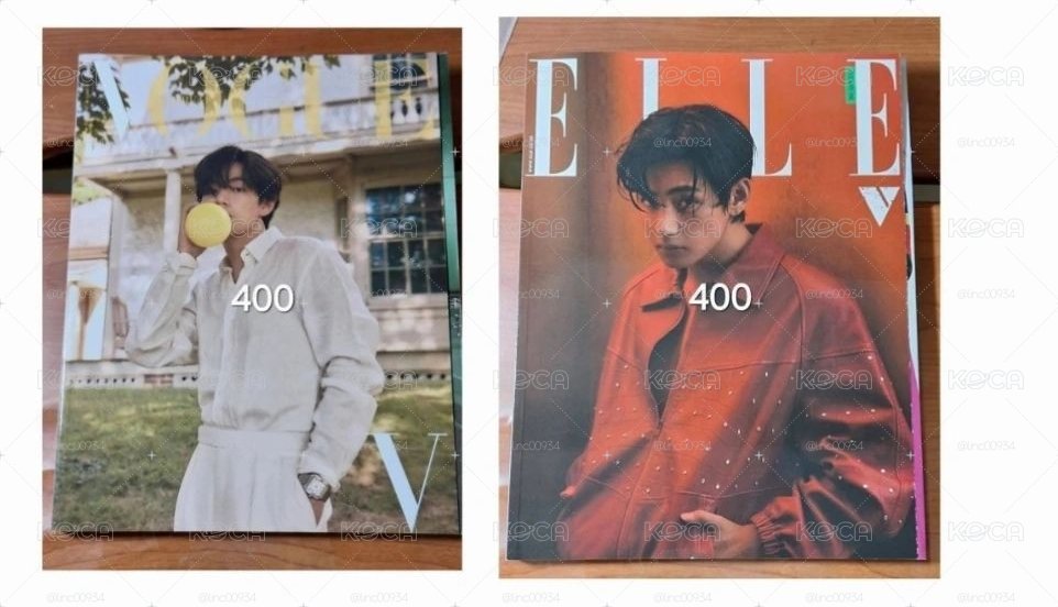 VOGUE ELLE金泰亨雜誌