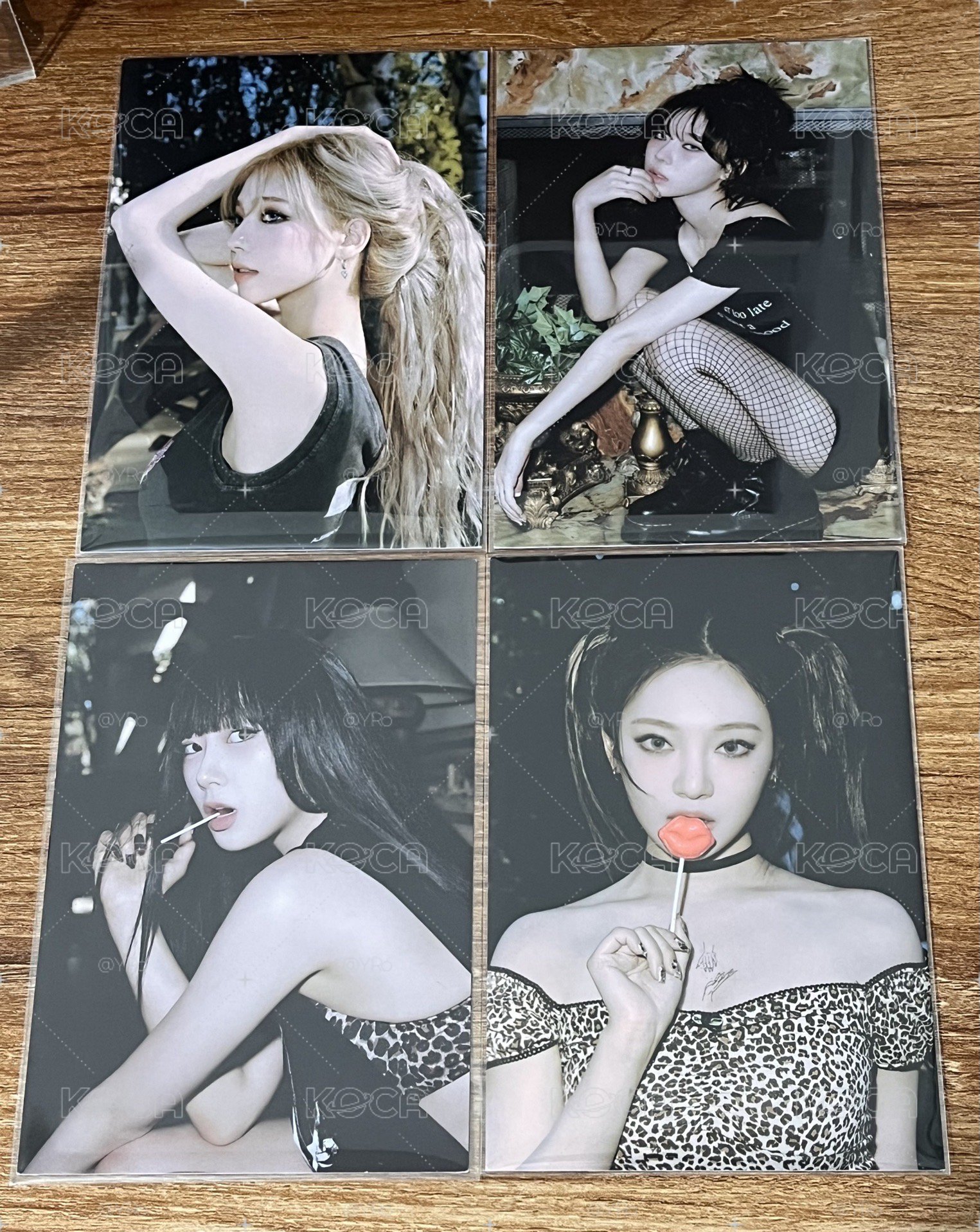 My World美盒髮圈版明信片一套