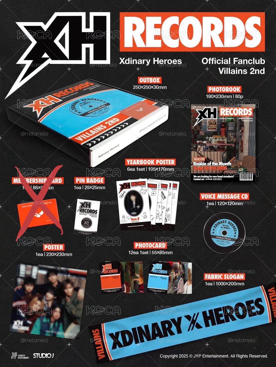 Xdinary Heroes 二期會員禮