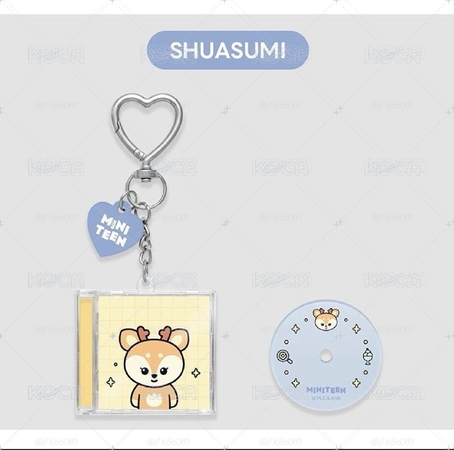 Seventeen Joshua Miniteen CD鑰匙圈