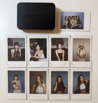 LE SSERAFIM | UNFORGIVEN 周邊卡 鐵盒拍立得（都沒有恩採）