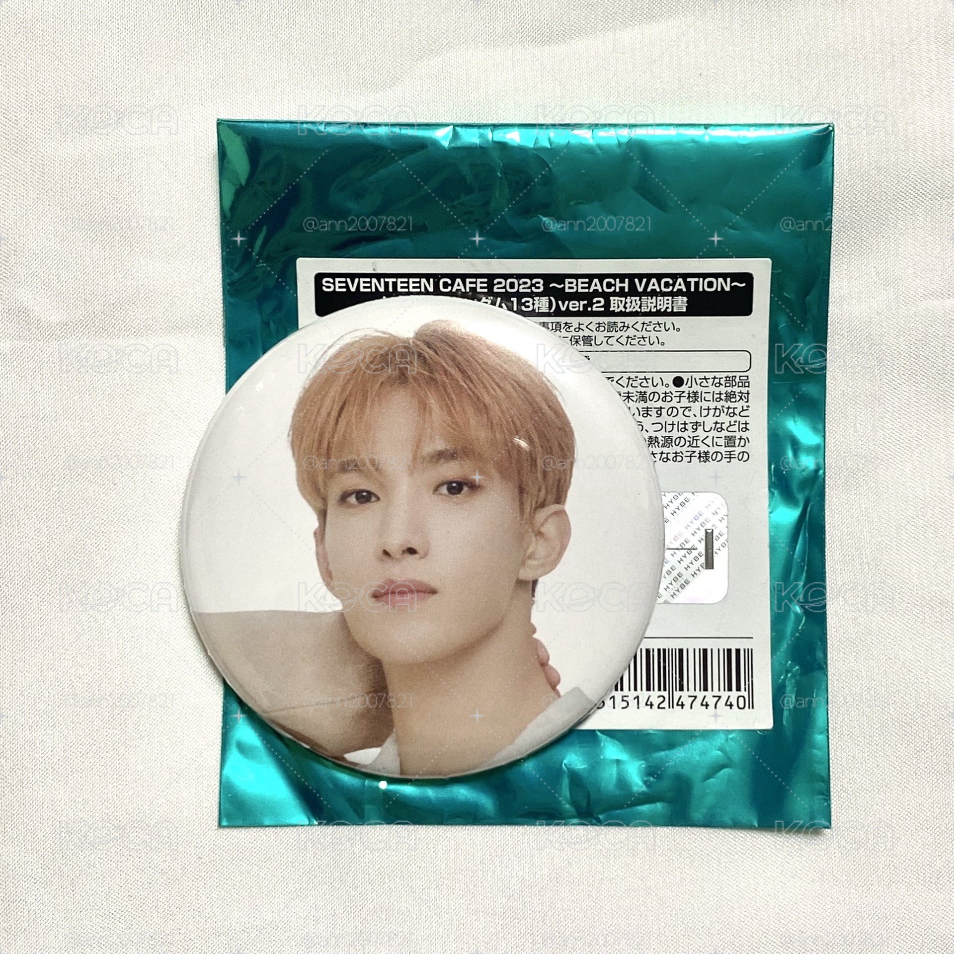 seventeen DK 李碩珉 2023cafe 徽章