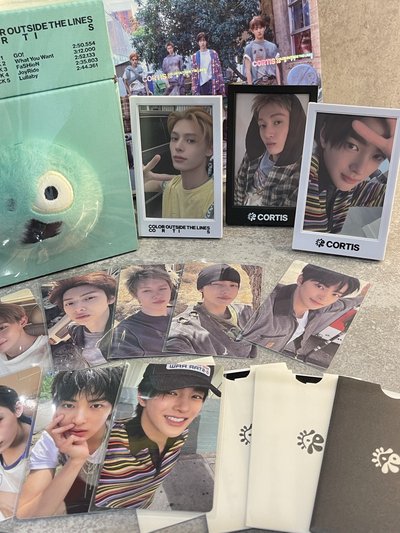 CORTIS-SingingBowl*1、Ball*1、專輯*3、wvs預售特典卡*3、wvs 預售特別禮 相框*3