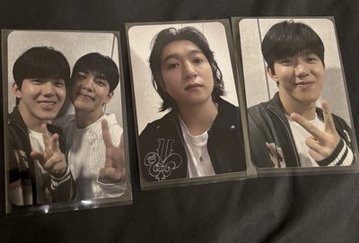 DAY6 DOWOON WONPIL SUNGJIN 小卡 磁鐵娃