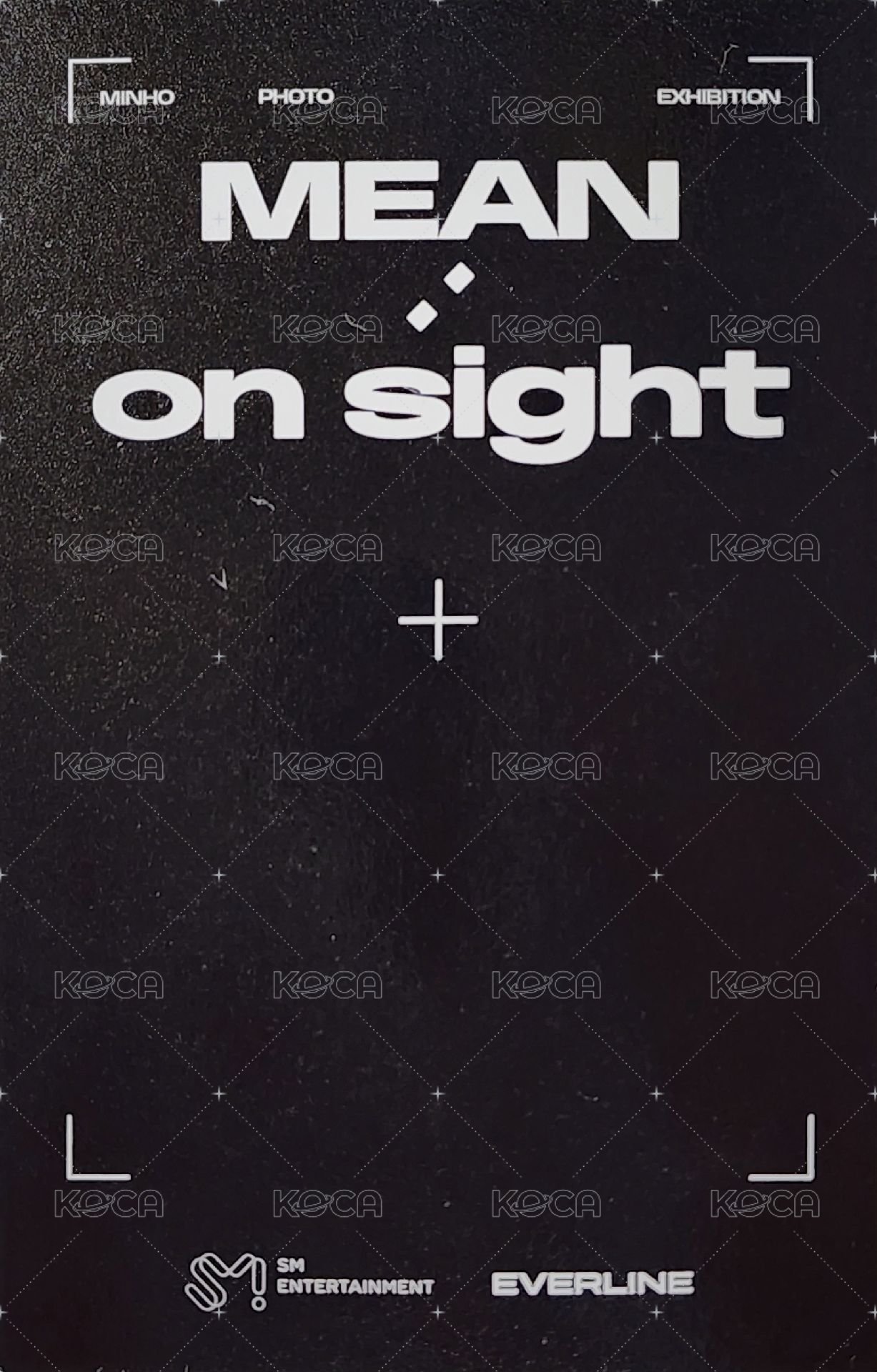 MEAN：on sight 滿額卡  背面