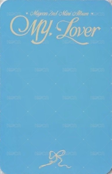 MY, Lover Kpopstore 幸運卡  背面