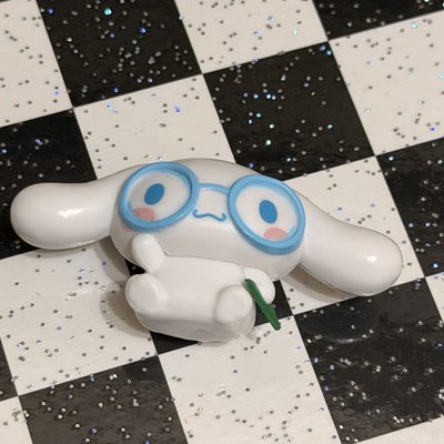 眼鏡大耳狗 扭蛋