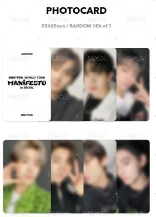 MANIFESTO回憶錄 演唱會 DVD / CD 卡 DVD 隨機卡 背面