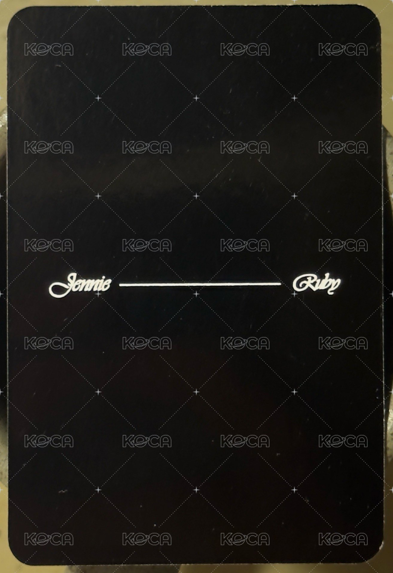 Ruby 滿額卡  背面