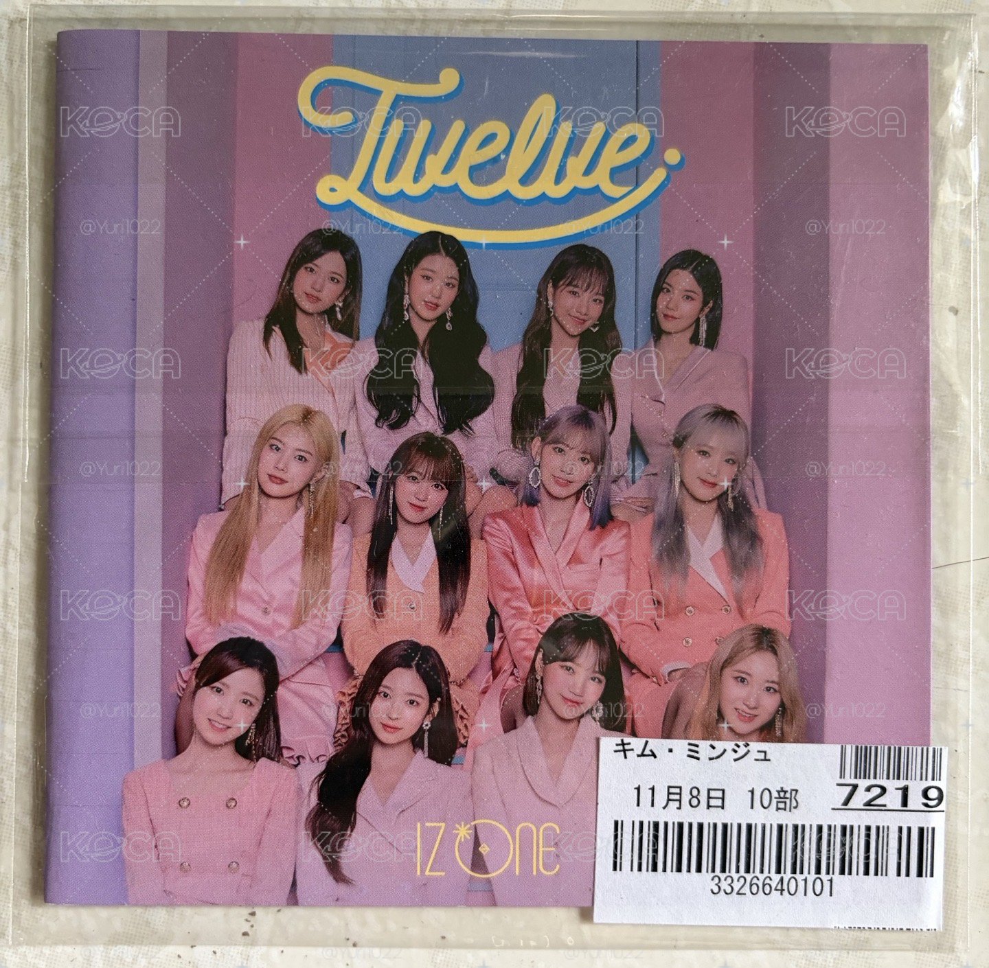 IZ*ONE TWELVE 珉周親簽