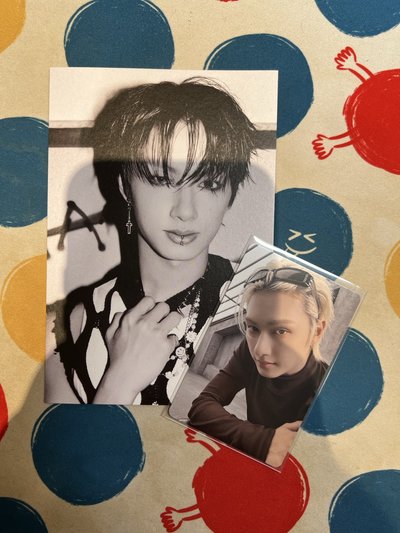 正規五黑膠小卡+明信片 俊八碩