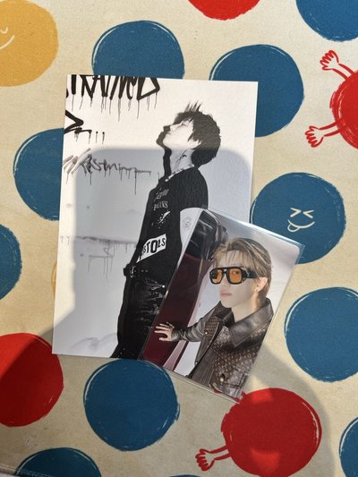 正規五黑膠小卡+明信片 俊八碩