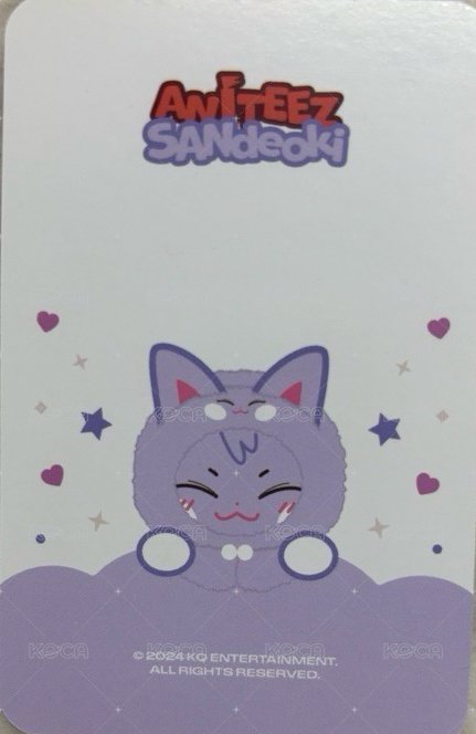 ANITEEZ IN ICE CITY 周邊卡 PVC POUCH JP Ver. 背面