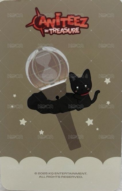 ANITEEZ IN TREASURE 周邊卡 LIGHT STICK STRAP 背面