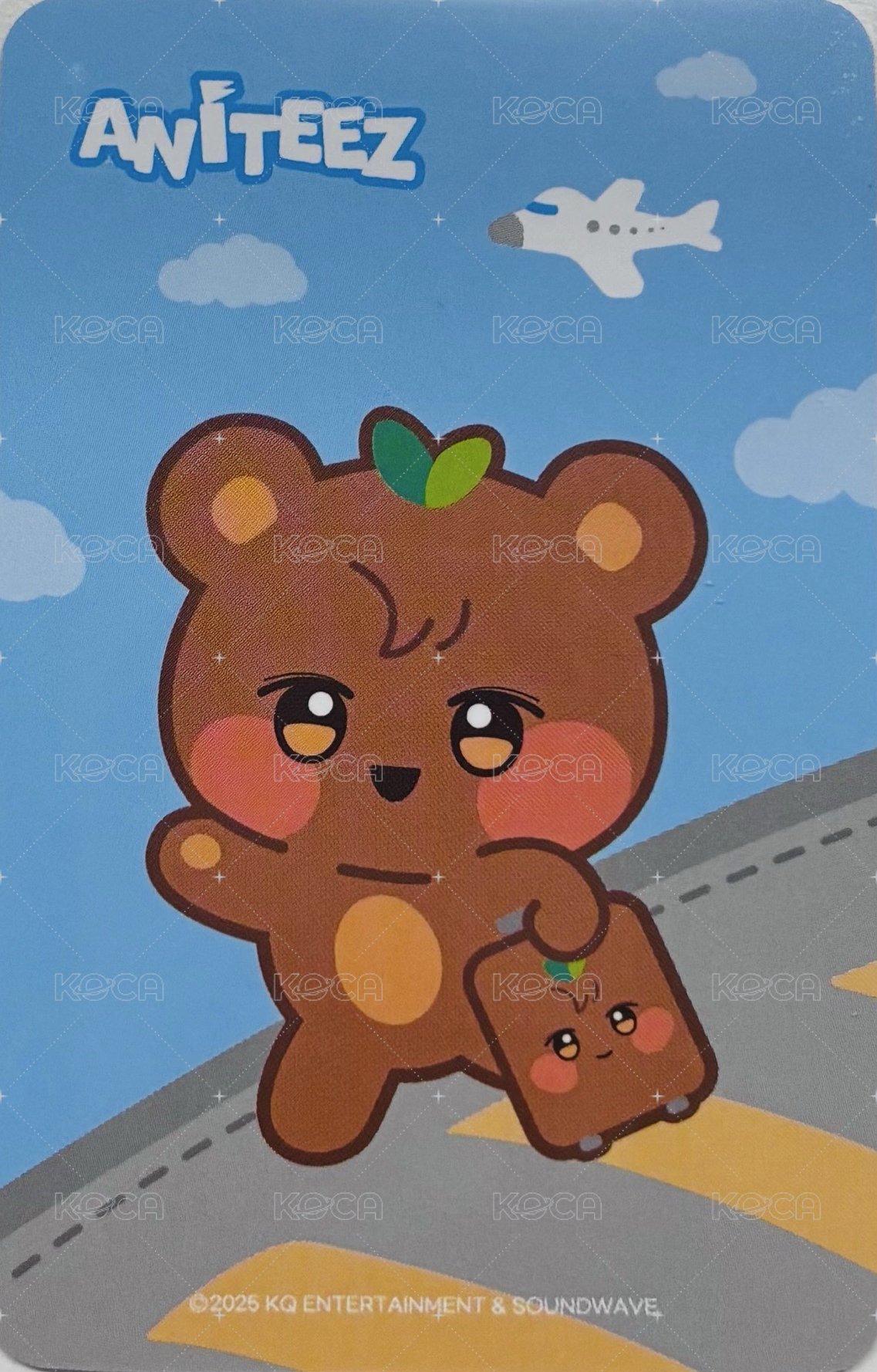 ANITEEZ IN THE CALLING 周邊卡 PVC LUGGAGE TAG 背面