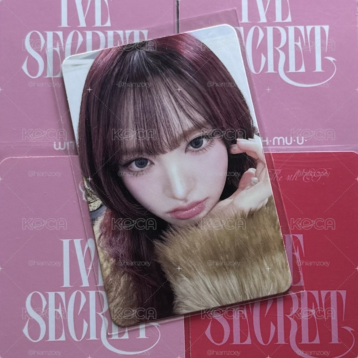 ☆現貨♪IVE SECRET wm簽售卡_栗
