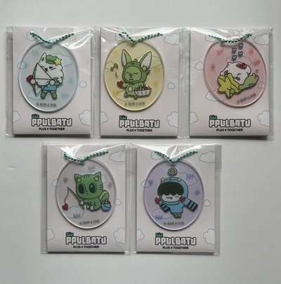 日本 全家xPPULBATU聯名 角巴兔壓克力吊飾