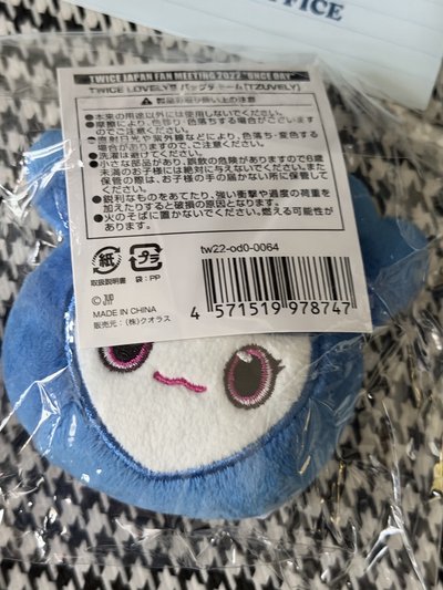 （現貨 整圖出）TWICE 子瑜 lovelys 大頭 吊飾 ready to be 徽章