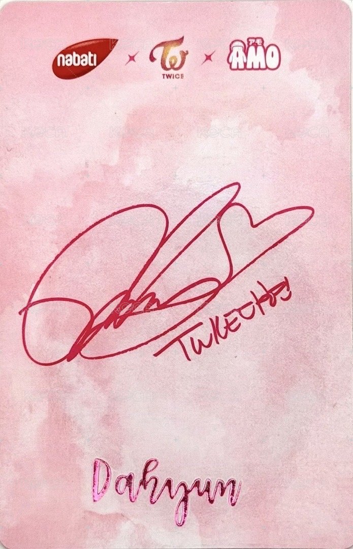 nabati餅乾 代言卡  背面