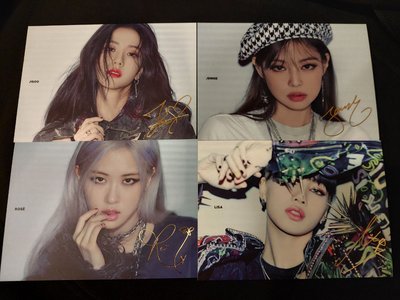 BLACKPINK 日本官咖聖誕明信片