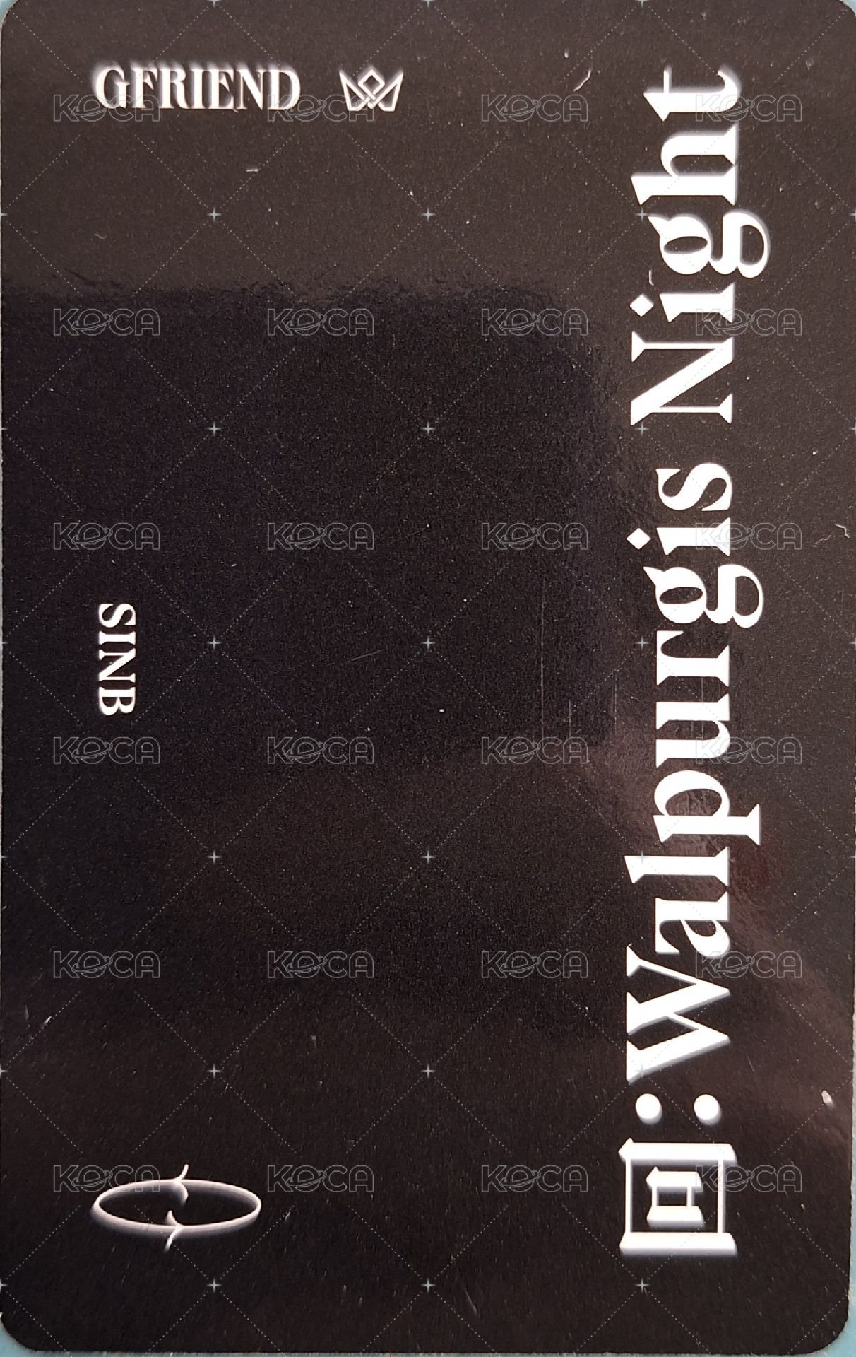 正三 專輯卡  背面