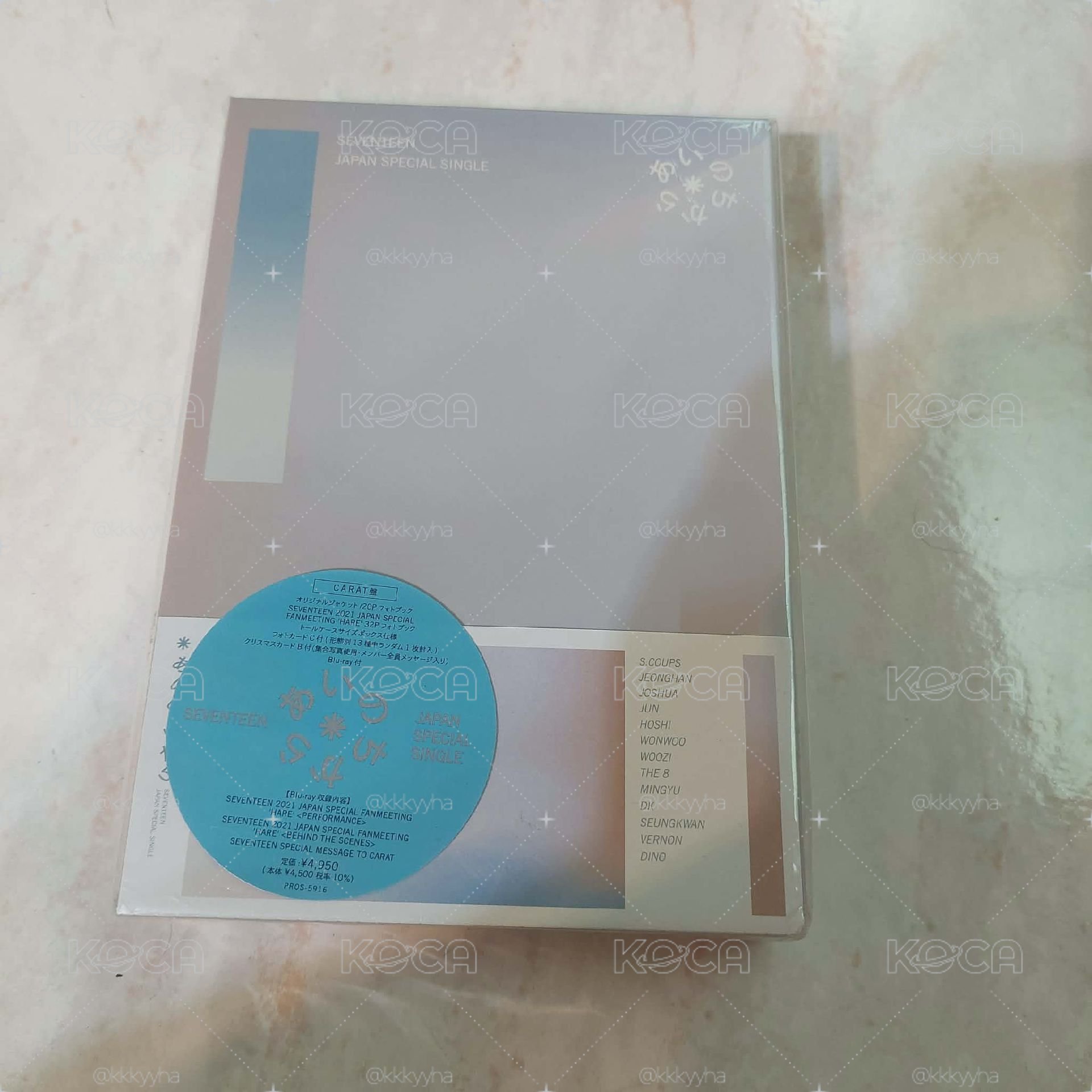 空專 SEVENTEEN 日單 愛的力量 克拉盤 DREAM Always yours