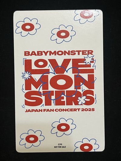 日本fan concert SS席入場卡