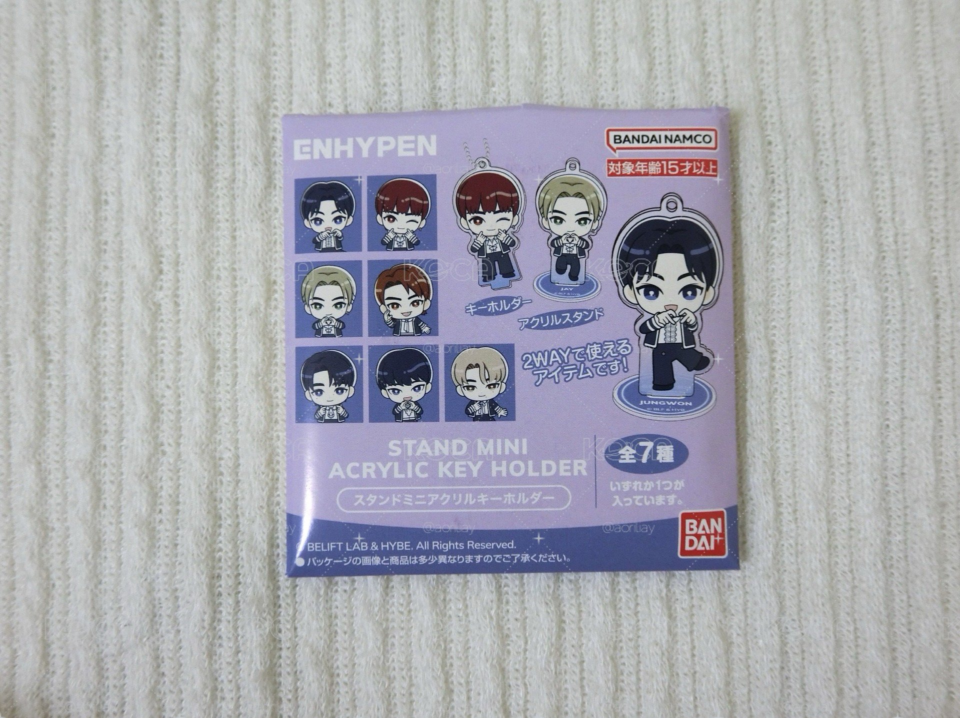 HMV限定BANDAI立牌(吊飾版)
