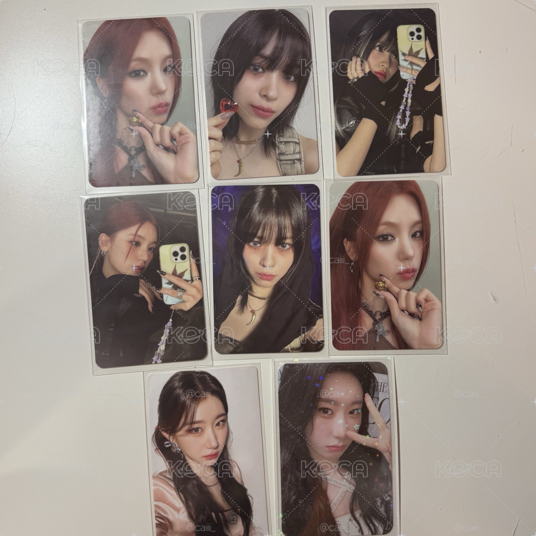 itzy 8張小卡