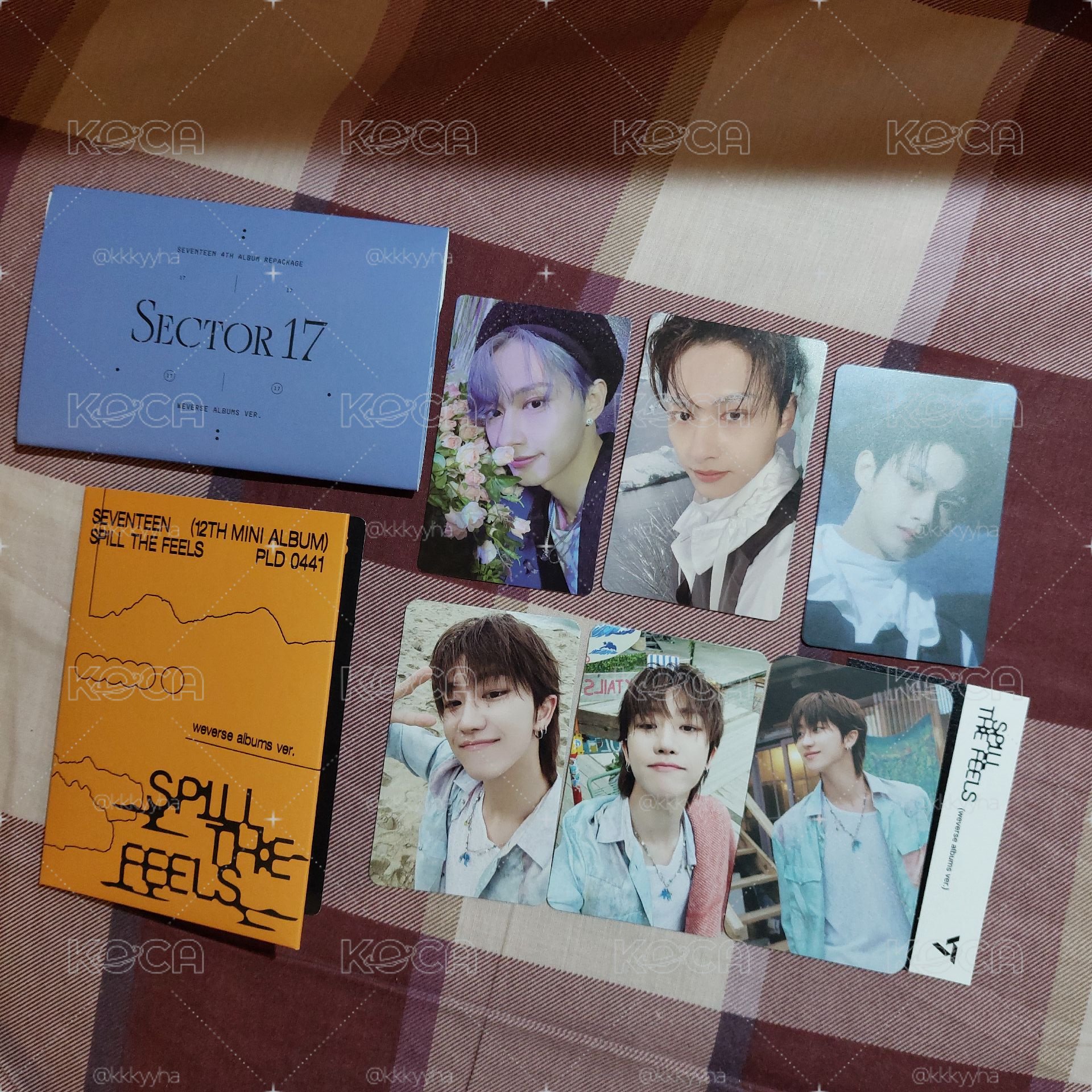 💎SEVENTEEN weverse  album 數位專 俊輝 明浩 The8 迷12 後續專 SECTOR 17
