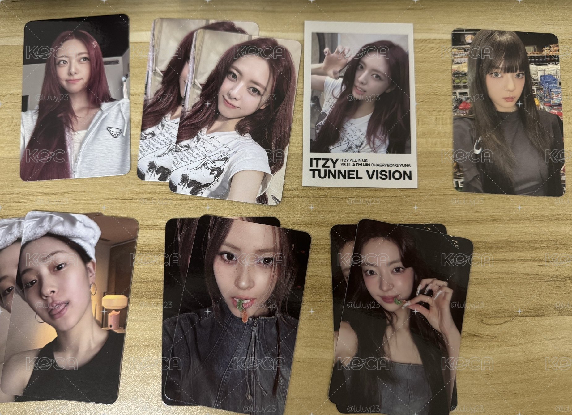 itzy tunnel vision 專卡