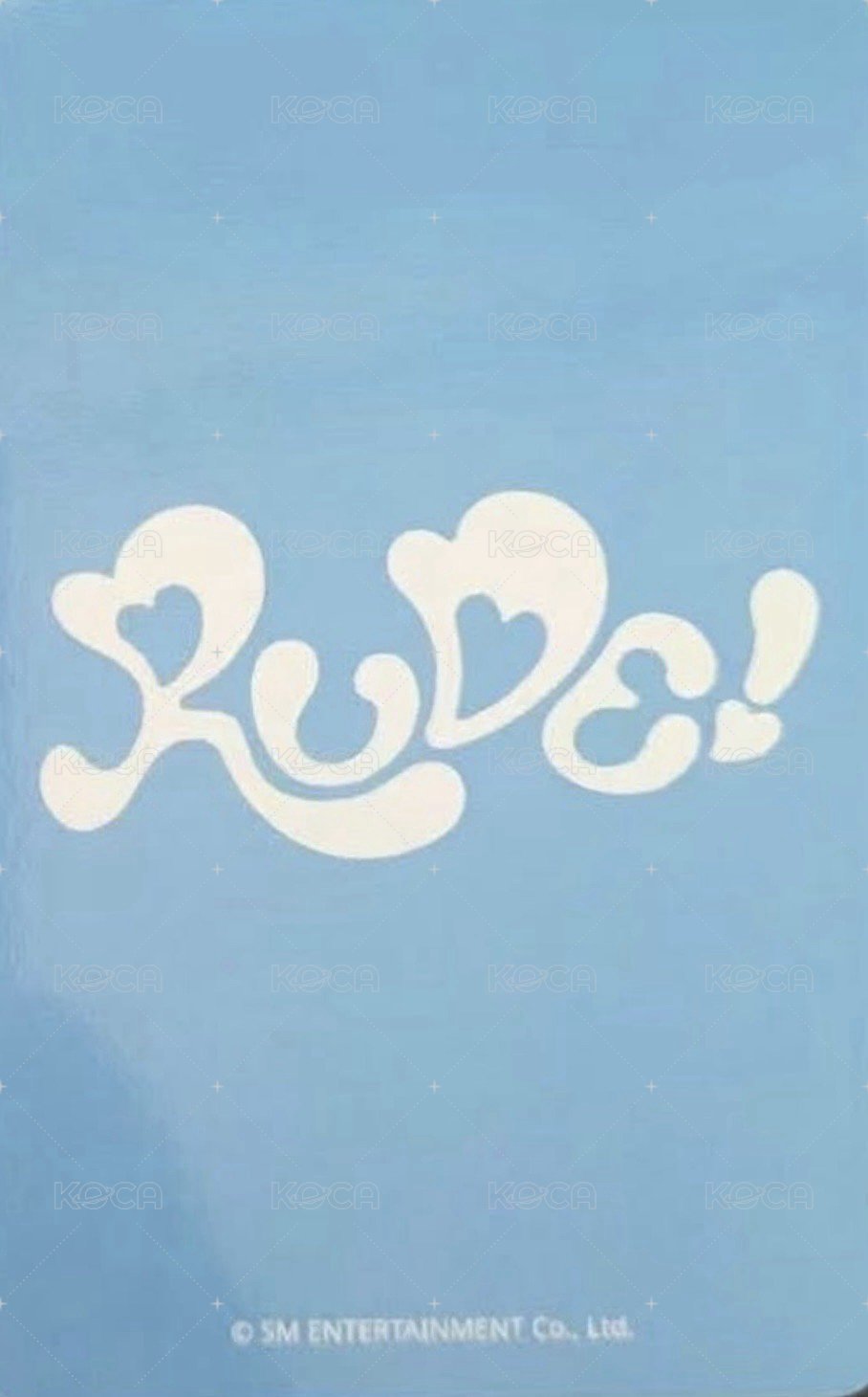 Rude! am 1.0 幸運卡  背面