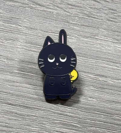 聖水快閃 兔貓鴨 金屬徽章 別針